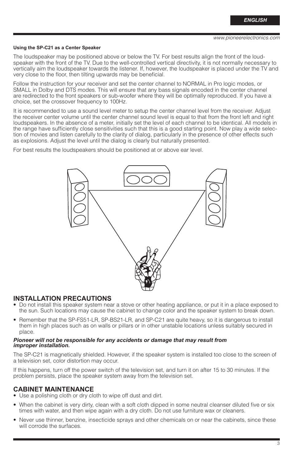 PYLE Audio SP-BS21-LR User Manual | Page 3 / 16