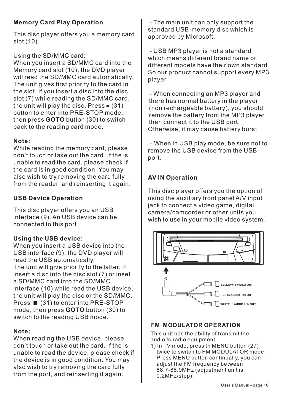 PYLE Audio PLTDF25 User Manual | Page 17 / 23