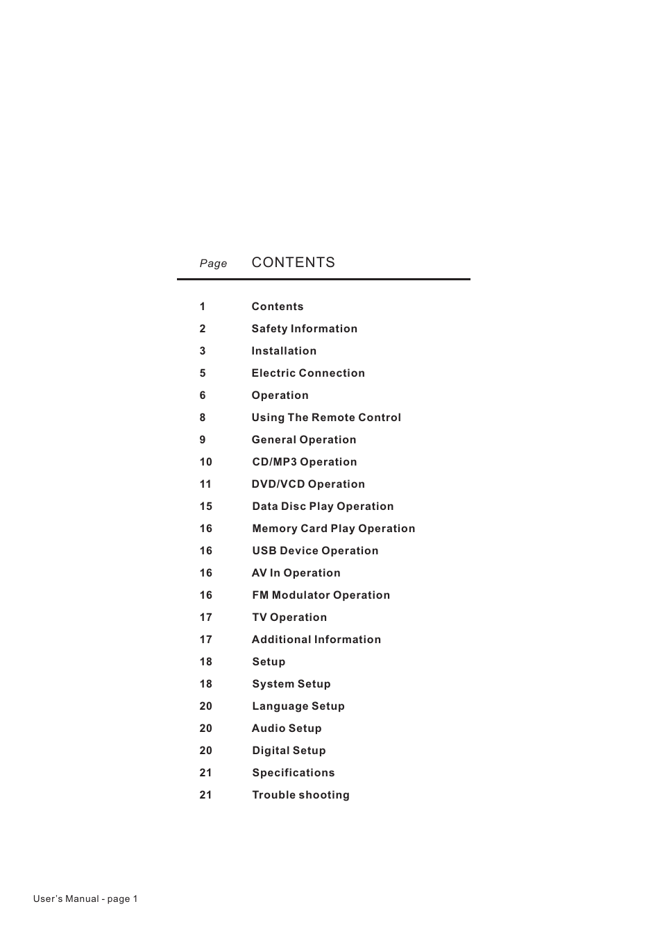 PYLE Audio PLTDF25 User Manual | Page 2 / 23