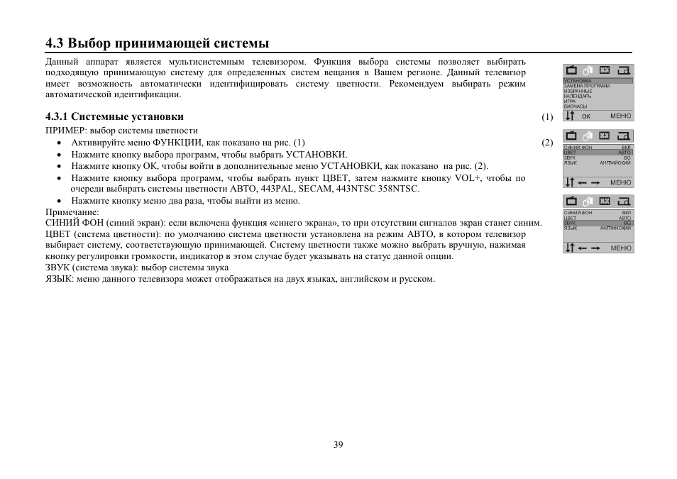 Hyundai H-TV2105PF User Manual | Page 39 / 48