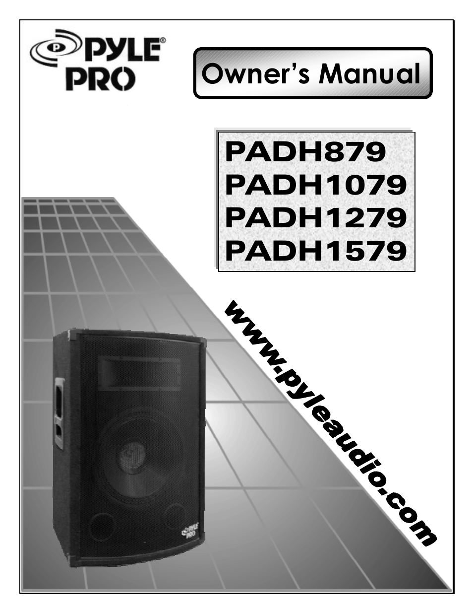 PYLE Audio PADH1579 User Manual | 7 pages