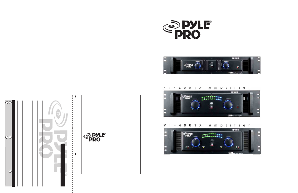 PYLE Audio PT-1201X User Manual | 5 pages