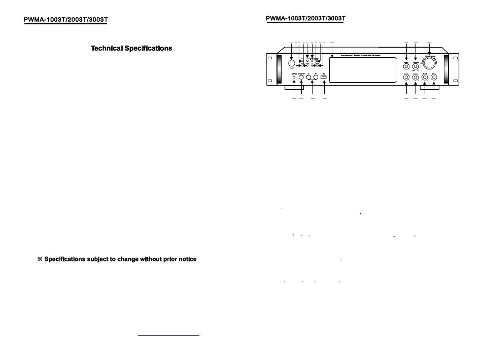 PYLE Audio PWMA-1003T User Manual | Page 3 / 5