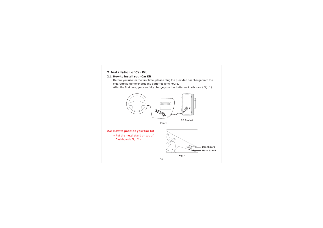 PYLE Audio Bluetooth Dialing Car Kit PBT78XP User Manual | Page 10 / 44