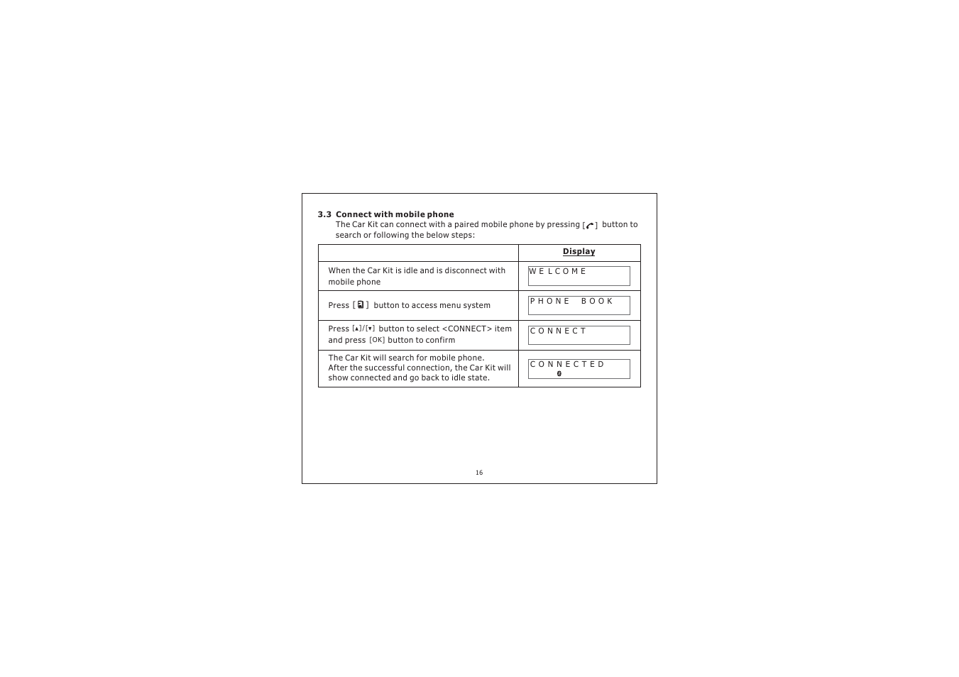 PYLE Audio Bluetooth Dialing Car Kit PBT78XP User Manual | Page 16 / 44