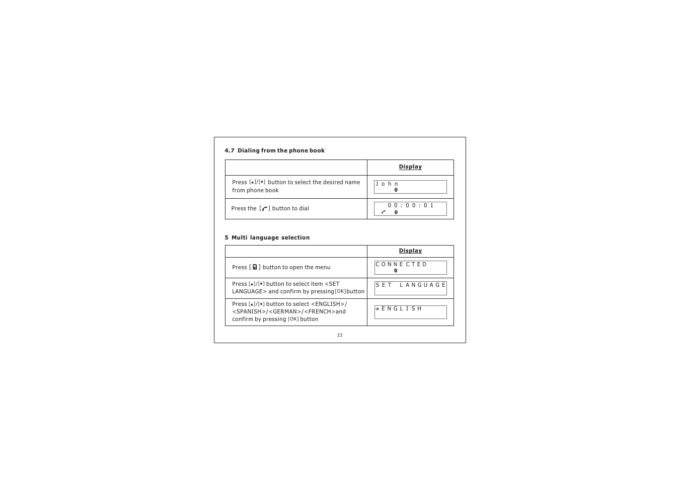 PYLE Audio Bluetooth Dialing Car Kit PBT78XP User Manual | Page 23 / 44