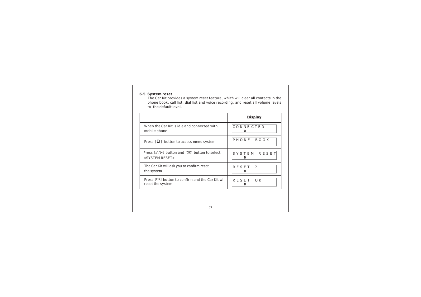 PYLE Audio Bluetooth Dialing Car Kit PBT78XP User Manual | Page 39 / 44