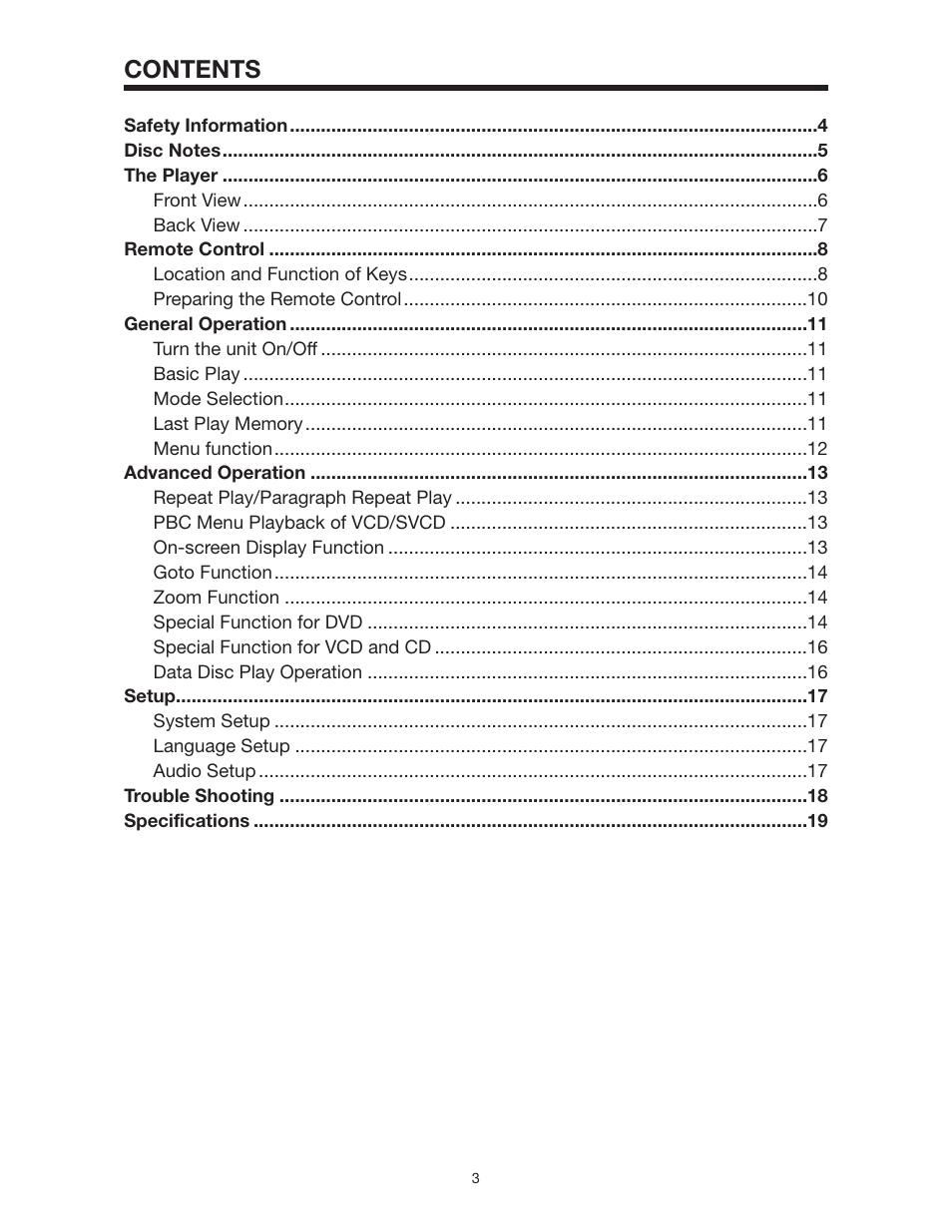 PYLE Audio PLD142 User Manual | Page 3 / 19