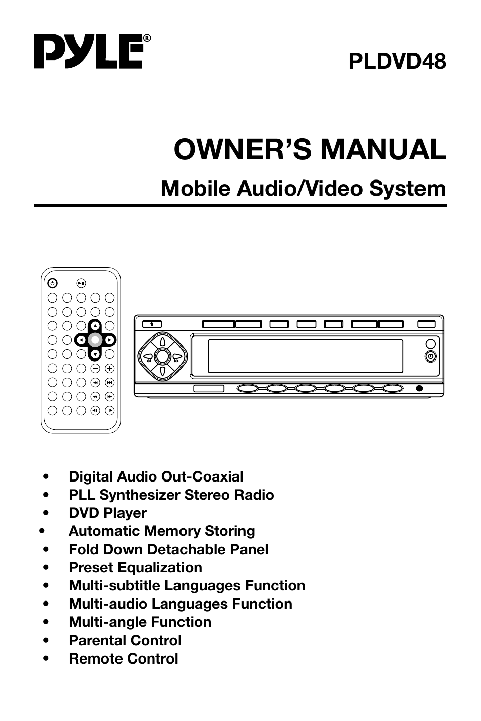 PYLE Audio PLDVD48 User Manual | 36 pages