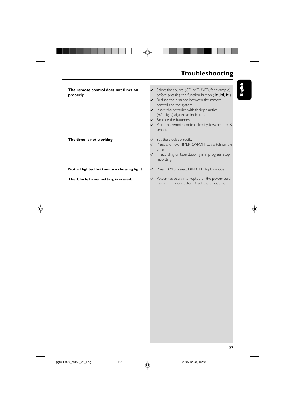 Troubleshooting | PYLE Audio FWM352 User Manual | Page 27 / 27