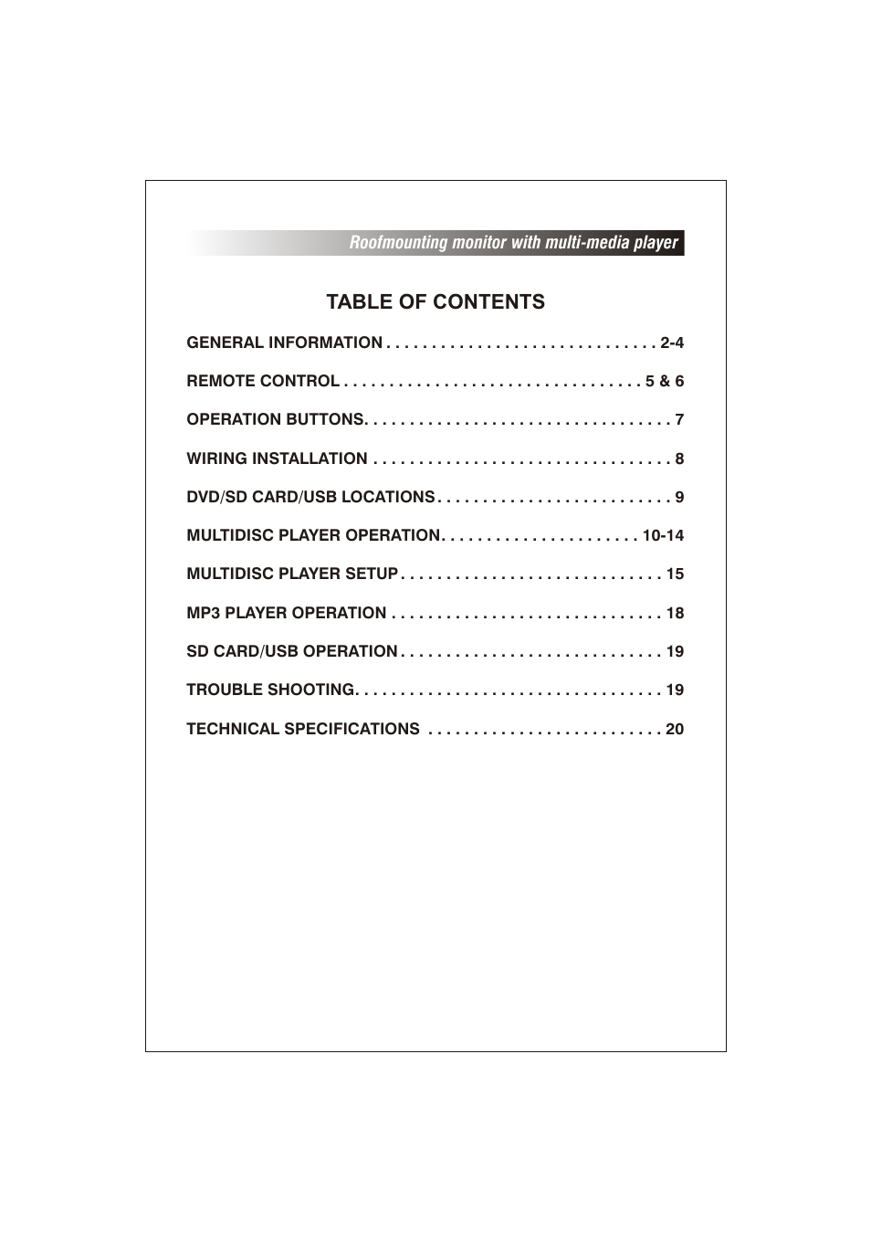 PYLE Audio PLRD92 User Manual | Page 3 / 24