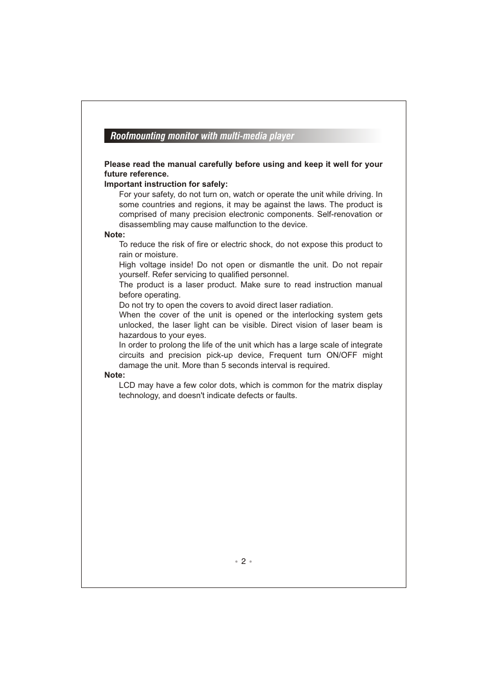 PYLE Audio PLRD92 User Manual | Page 4 / 24