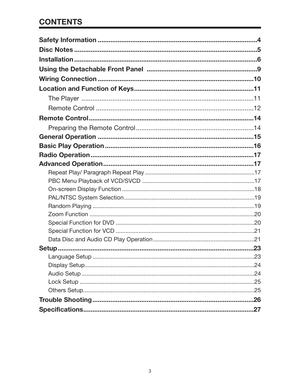 PYLE Audio PLD162 User Manual | Page 3 / 28