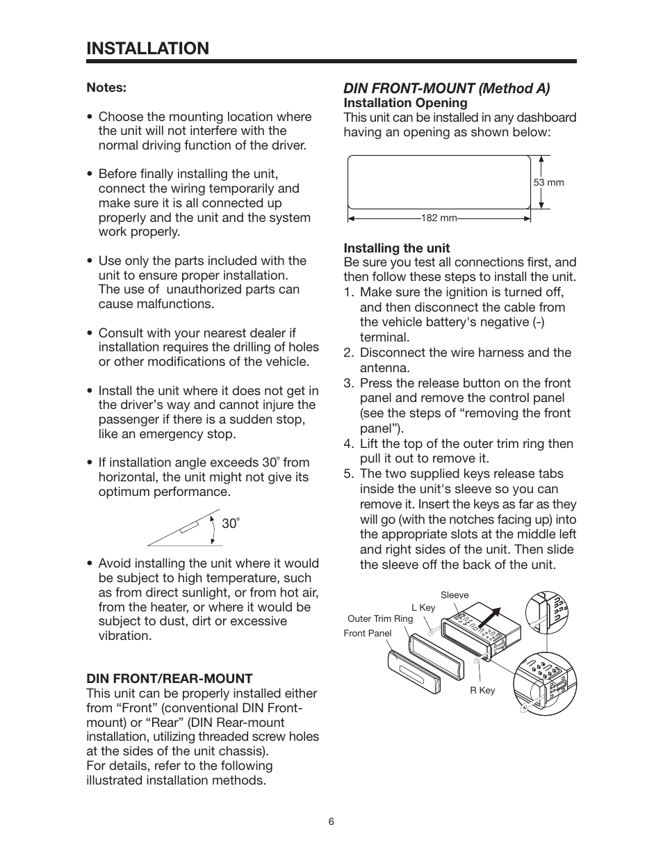 Installation | PYLE Audio PLD162 User Manual | Page 6 / 28