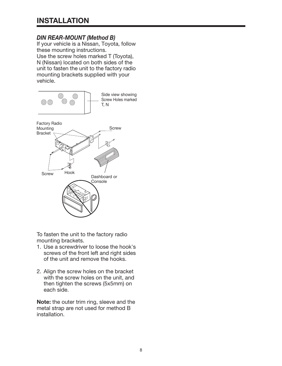 Installation | PYLE Audio PLD162 User Manual | Page 8 / 28