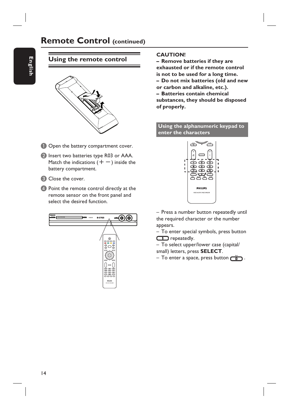 Remote control | PYLE Audio DVDR5520H User Manual | Page 14 / 112