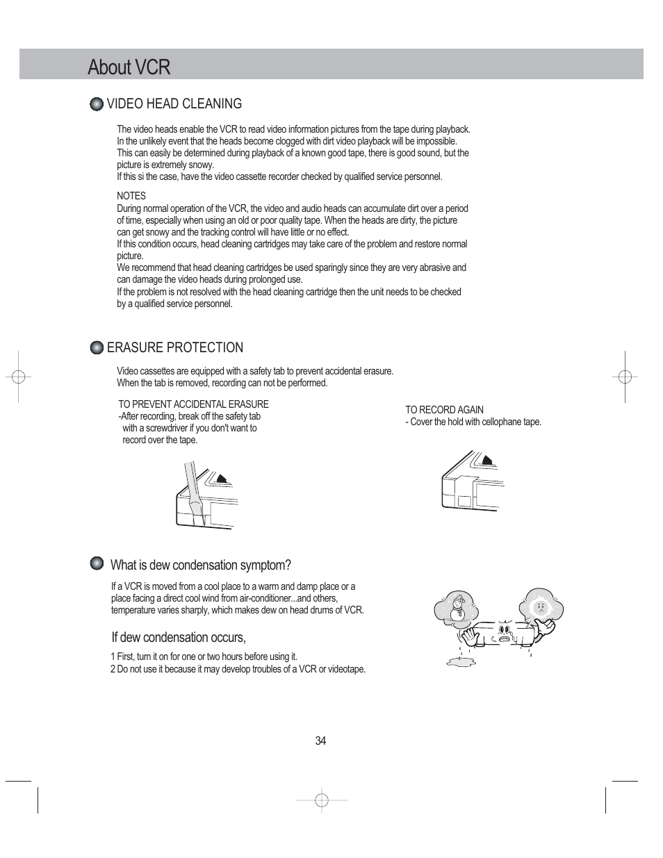 About vcr | PYLE Audio PLDVCR500 User Manual | Page 35 / 45