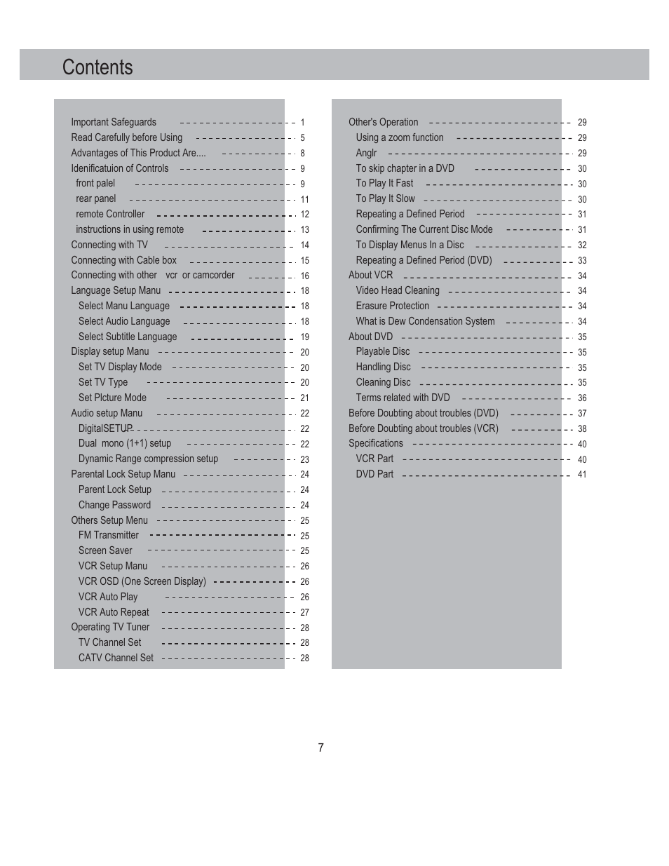 PYLE Audio PLDVCR500 User Manual | Page 8 / 45