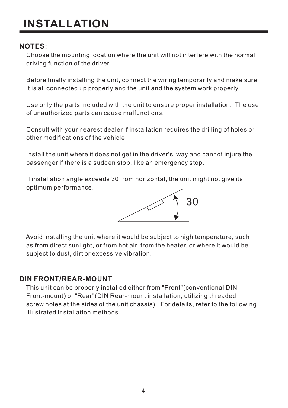 Installation | PYLE Audio PLD184V User Manual | Page 5 / 21