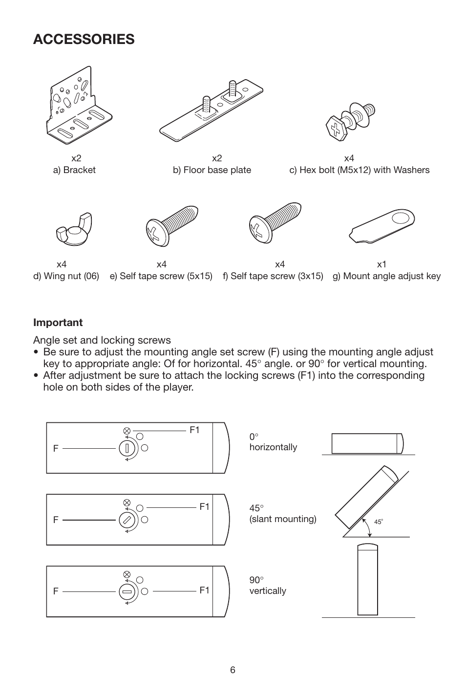 Accessories | PYLE Audio DISC CD CHANGE User Manual | Page 7 / 12