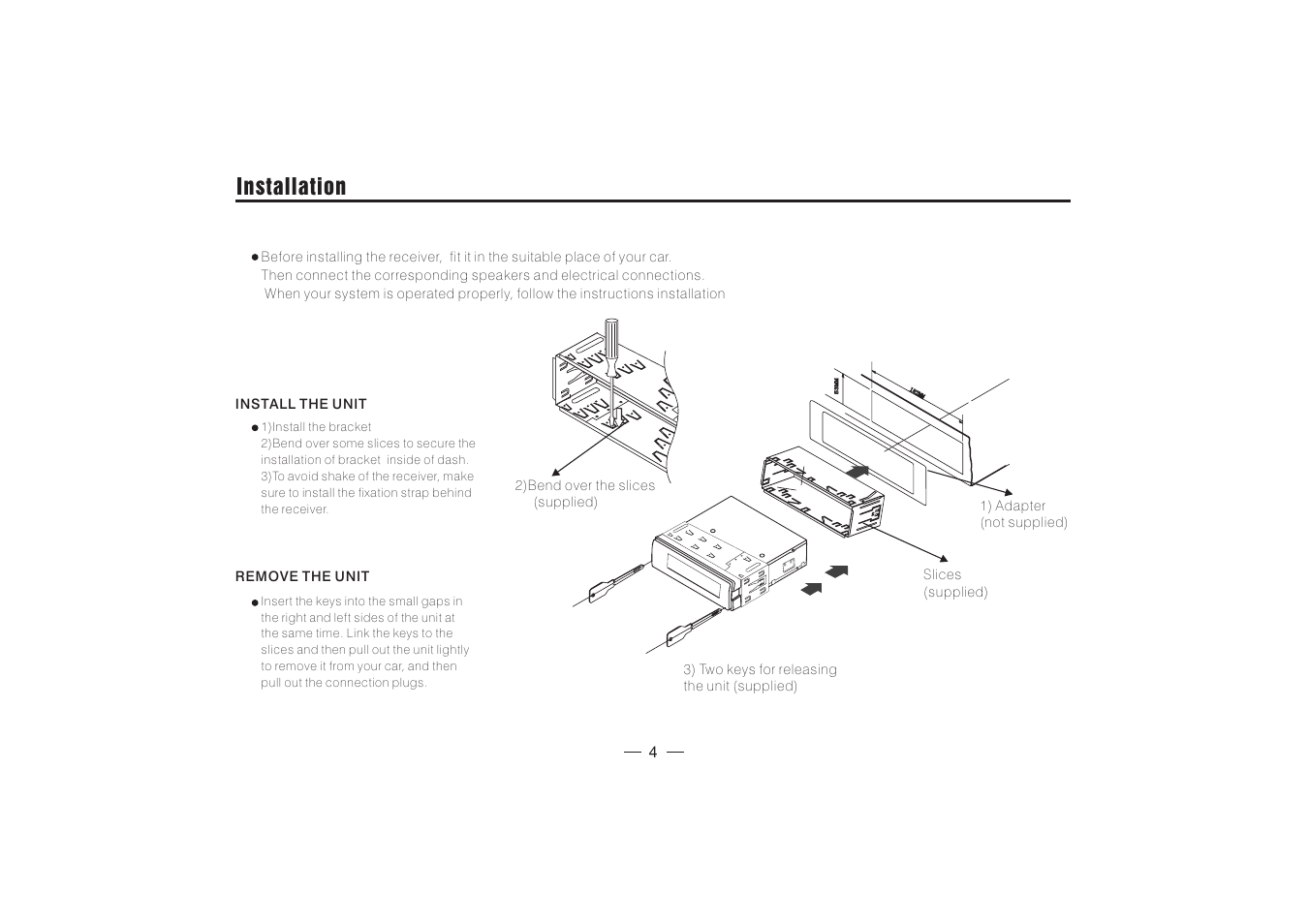 Installation | PYLE Audio PLDBT30U User Manual | Page 5 / 20