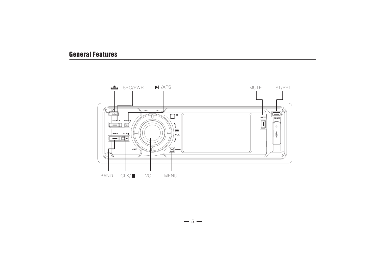 General features | PYLE Audio PLDBT30U User Manual | Page 6 / 20