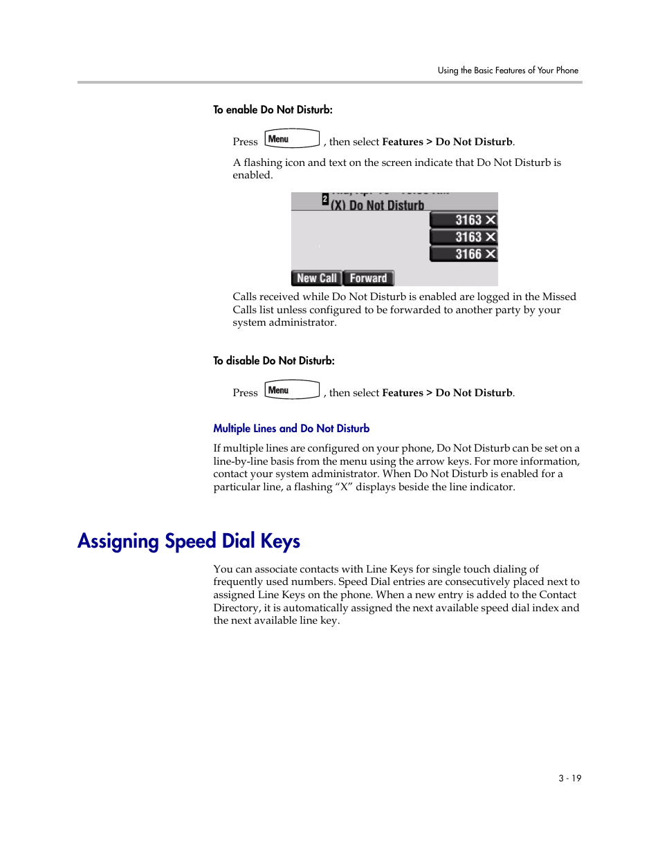 Assigning speed dial keys, Assigning speed dial keys –19 | PYLE Audio SOUNDPOINT IP 450 User Manual | Page 59 / 92