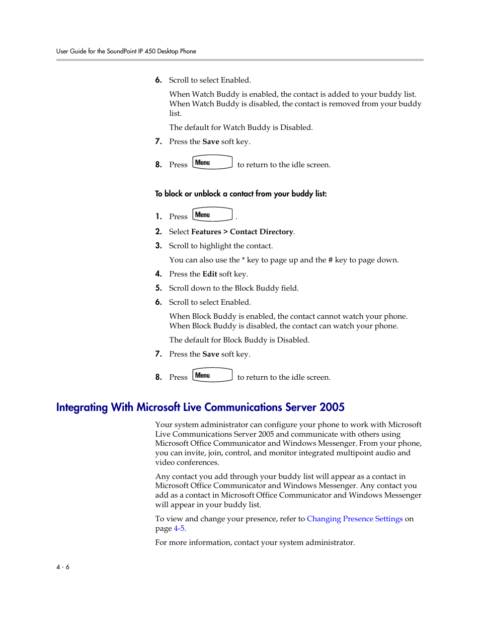 PYLE Audio SOUNDPOINT IP 450 User Manual | Page 68 / 92