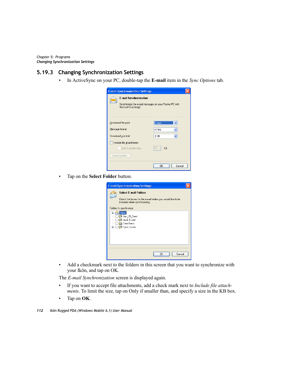3 changing synchronization settings | PYLE Audio IKON RUGGED 7505-BT User Manual | Page 126 / 406