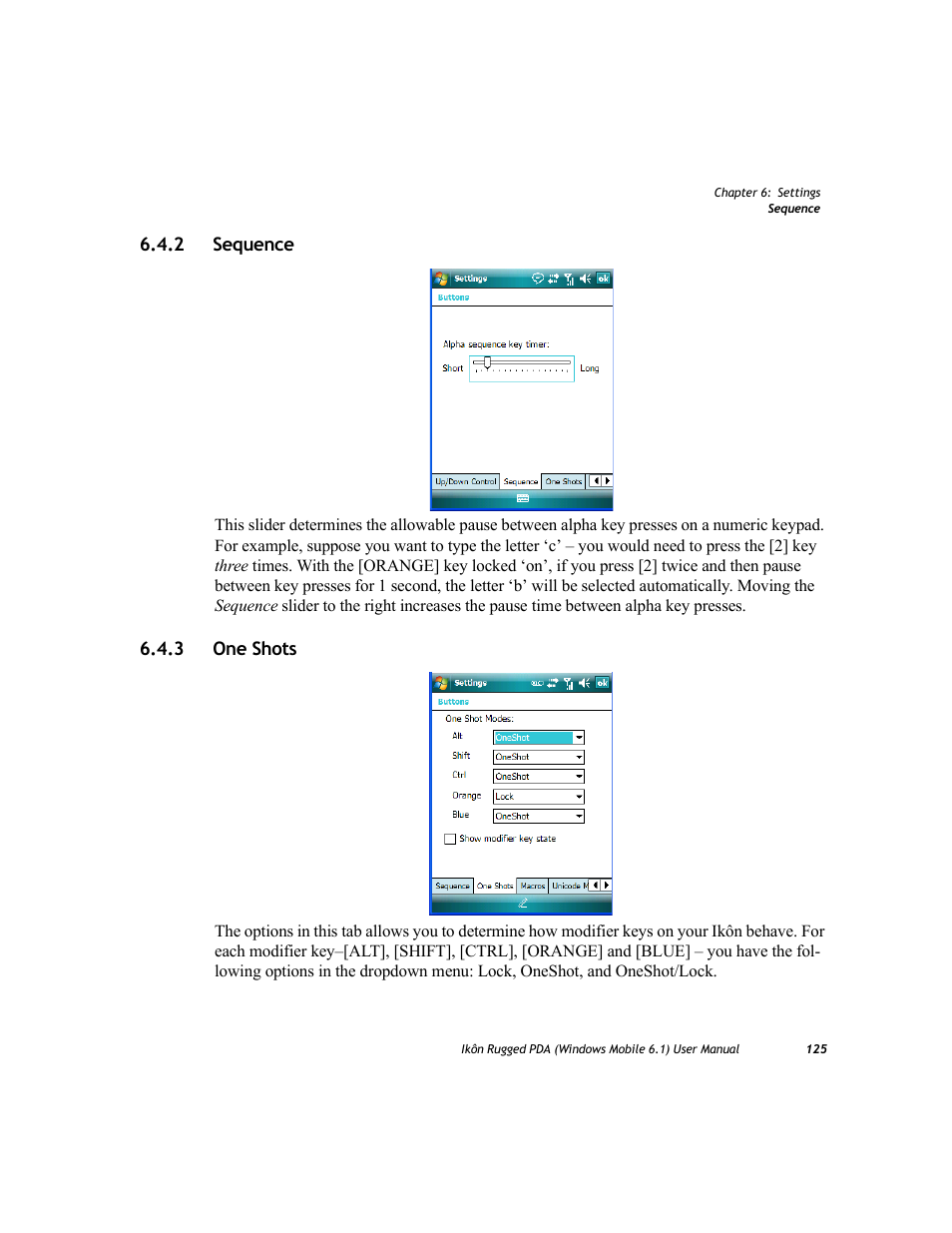 2 sequence, 3 one shots, Sequence | One shots, 2 sequence 6.4.3 one shots | PYLE Audio IKON RUGGED 7505-BT User Manual | Page 139 / 406
