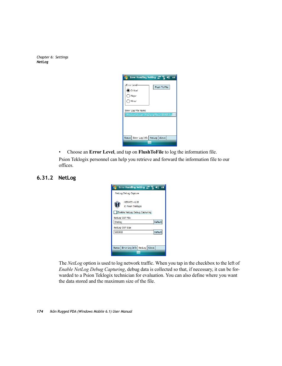 2 netlog | PYLE Audio IKON RUGGED 7505-BT User Manual | Page 188 / 406