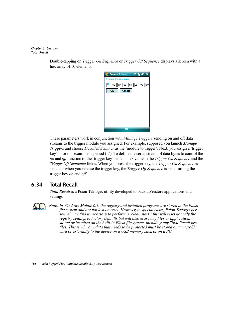34 total recall | PYLE Audio IKON RUGGED 7505-BT User Manual | Page 200 / 406