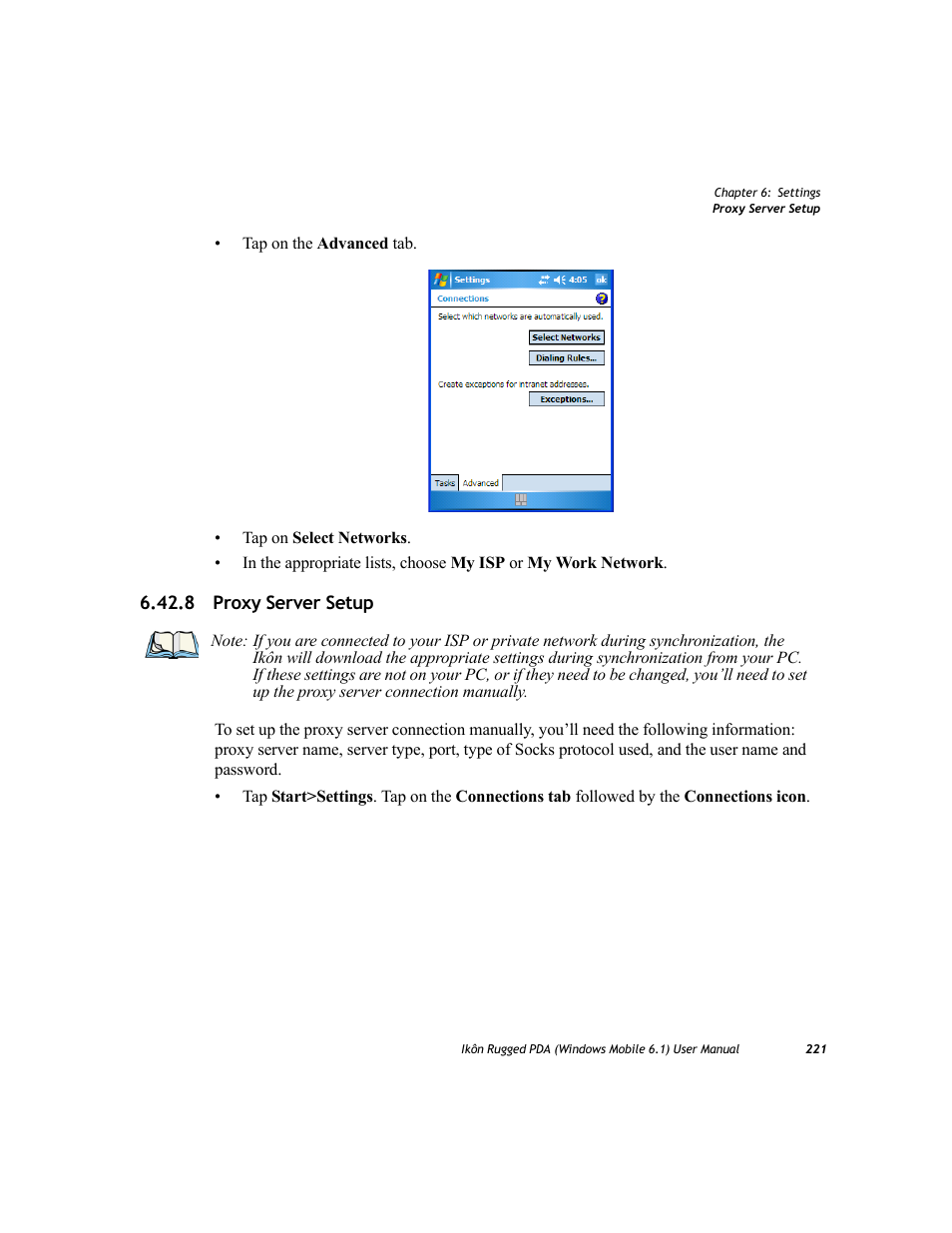 8 proxy server setup | PYLE Audio IKON RUGGED 7505-BT User Manual | Page 235 / 406