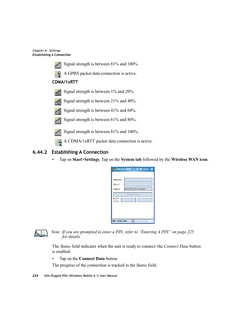 2 establishing a connection | PYLE Audio IKON RUGGED 7505-BT User Manual | Page 238 / 406