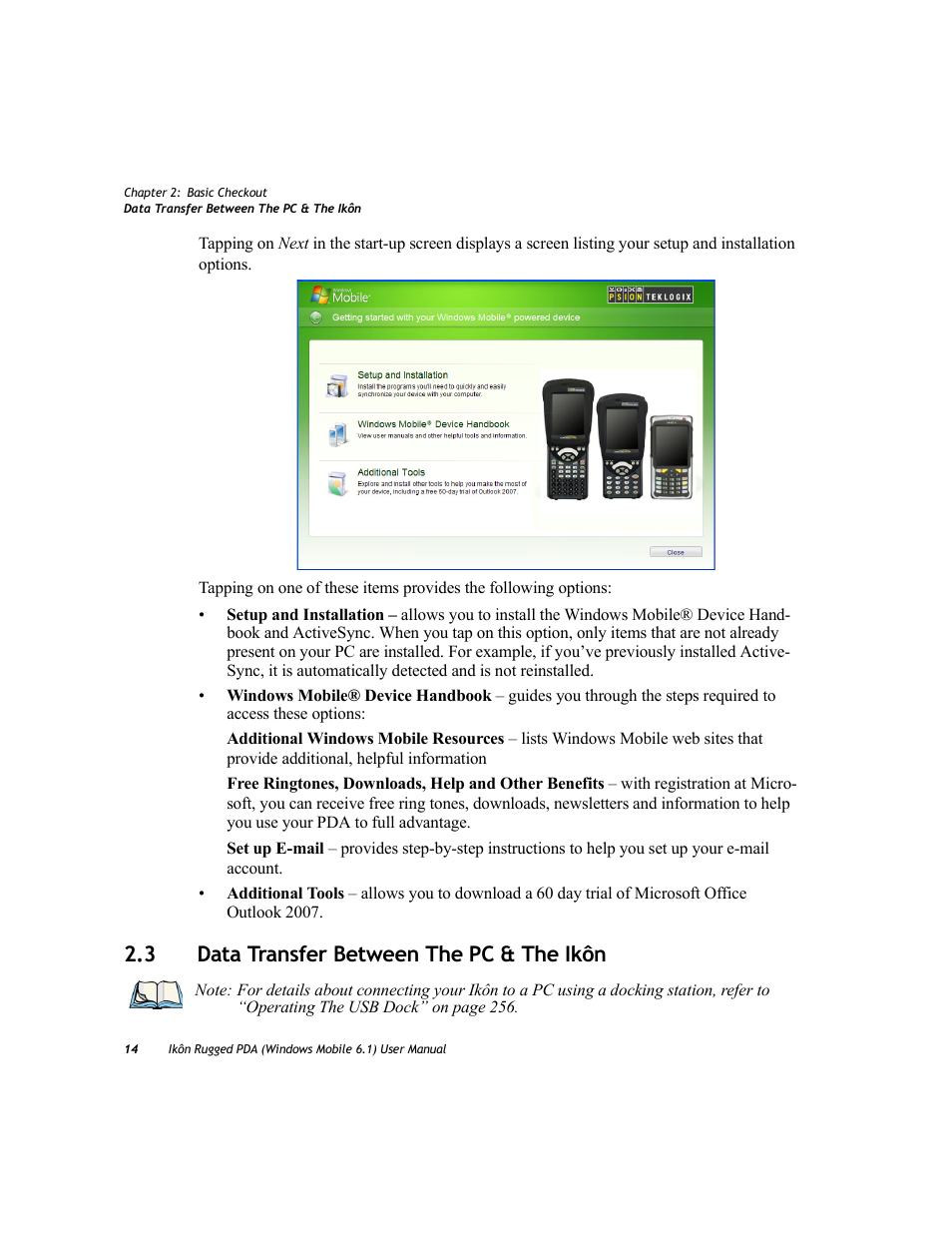 3 data transfer between the pc & the ikôn, Data transfer between the pc & the ikôn | PYLE Audio IKON RUGGED 7505-BT User Manual | Page 28 / 406