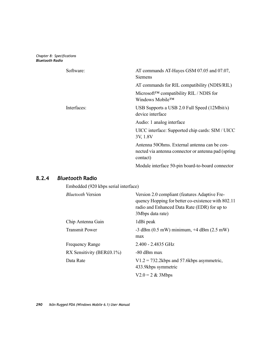 4 bluetooth radio, Bluetooth | PYLE Audio IKON RUGGED 7505-BT User Manual | Page 304 / 406