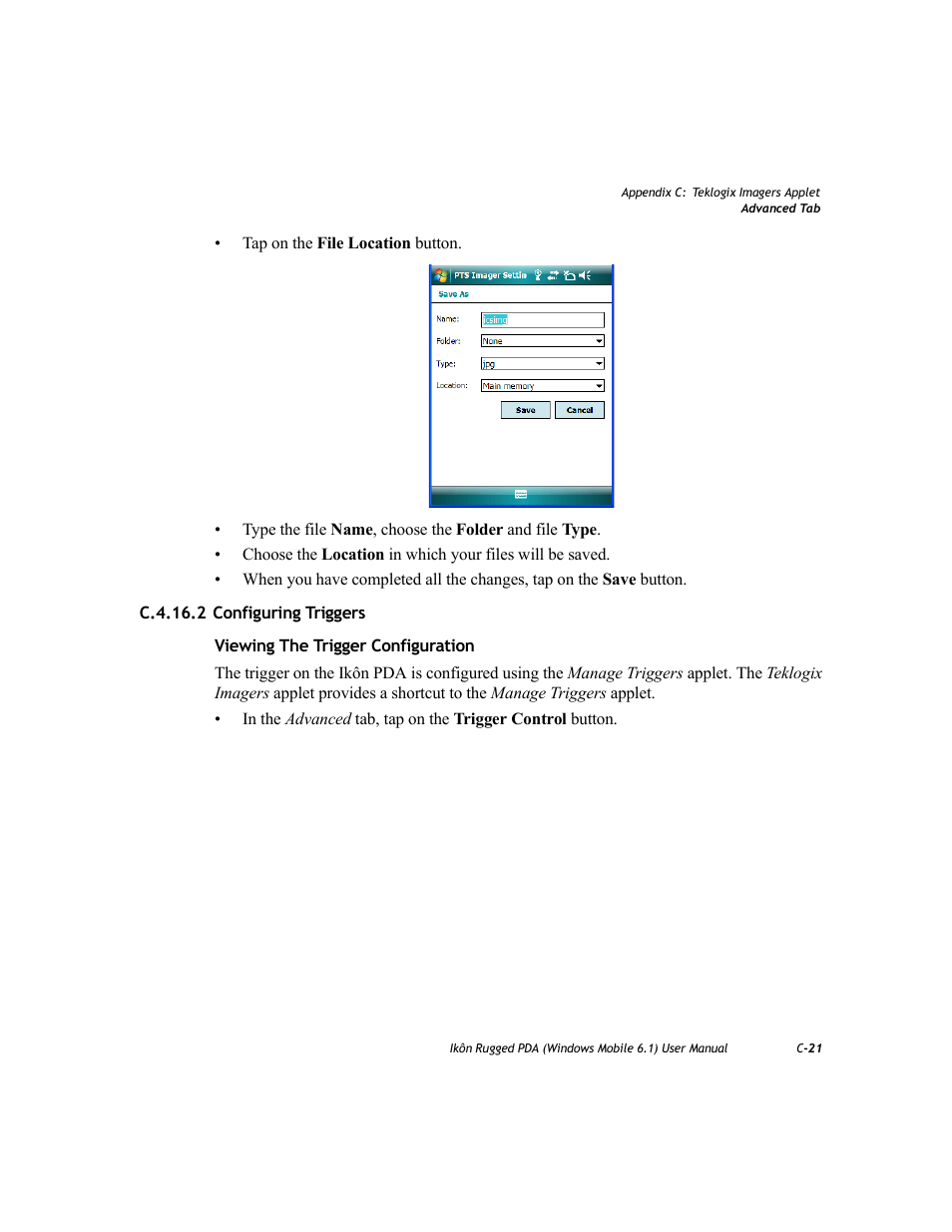 C.4.16.2 configuring triggers | PYLE Audio IKON RUGGED 7505-BT User Manual | Page 347 / 406