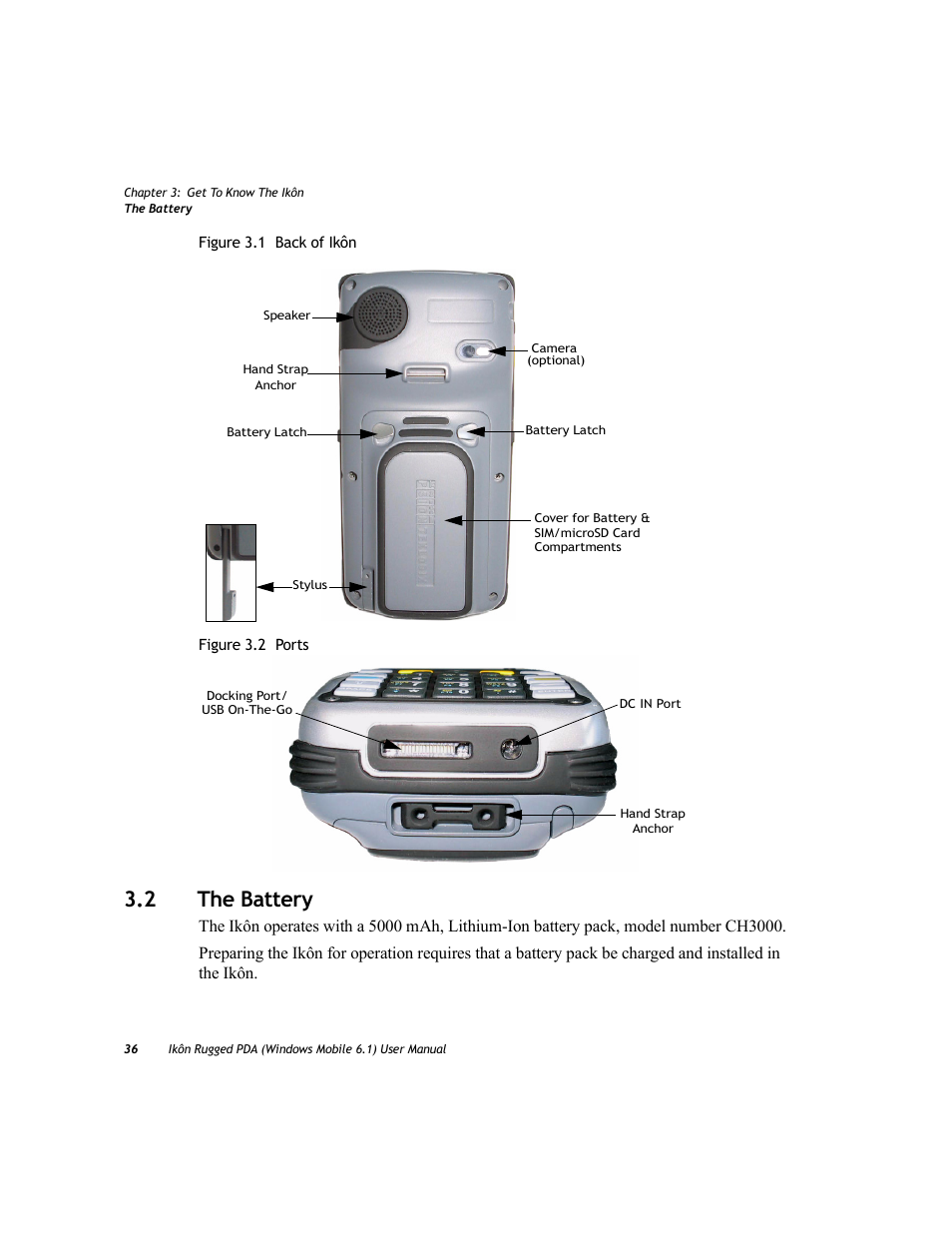 2 the battery, The battery | PYLE Audio IKON RUGGED 7505-BT User Manual | Page 50 / 406