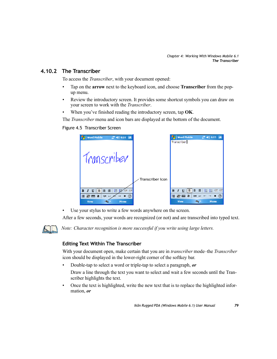2 the transcriber | PYLE Audio IKON RUGGED 7505-BT User Manual | Page 93 / 406