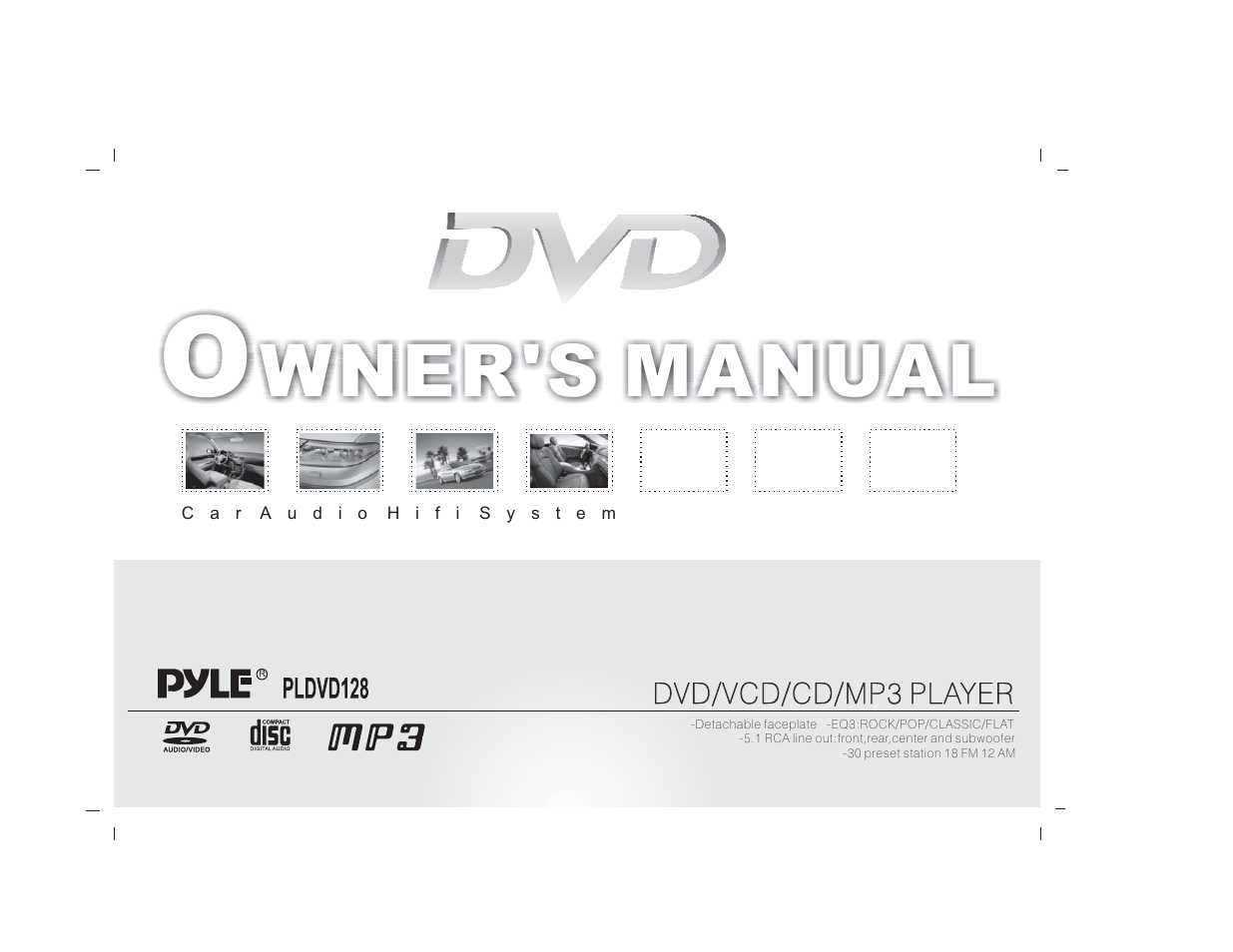 PYLE Audio PLDVD128 User Manual | 25 pages