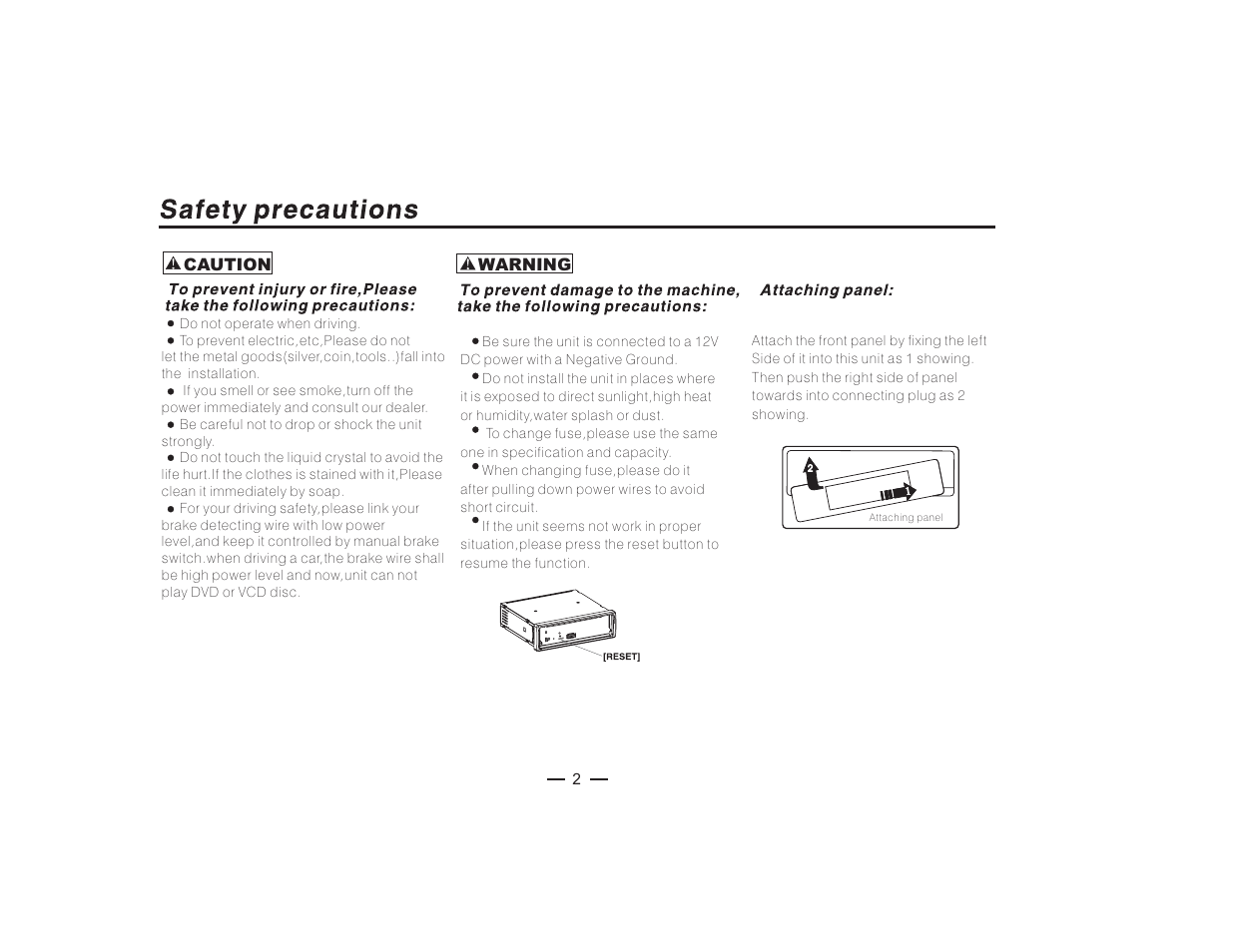 PYLE Audio PLDVD128 User Manual | Page 3 / 25