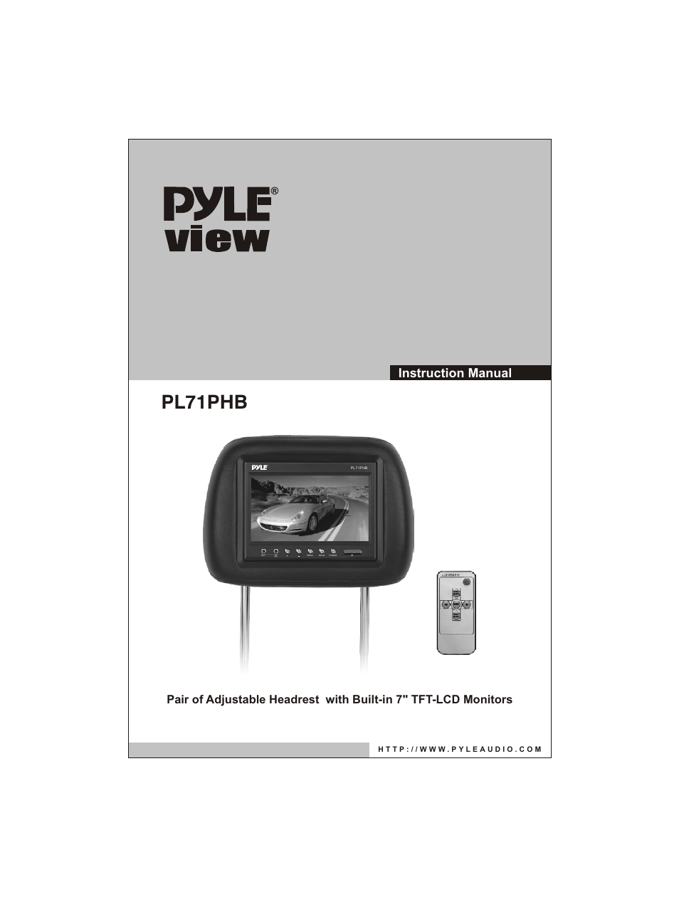 PYLE Audio PL71PHB User Manual | 8 pages