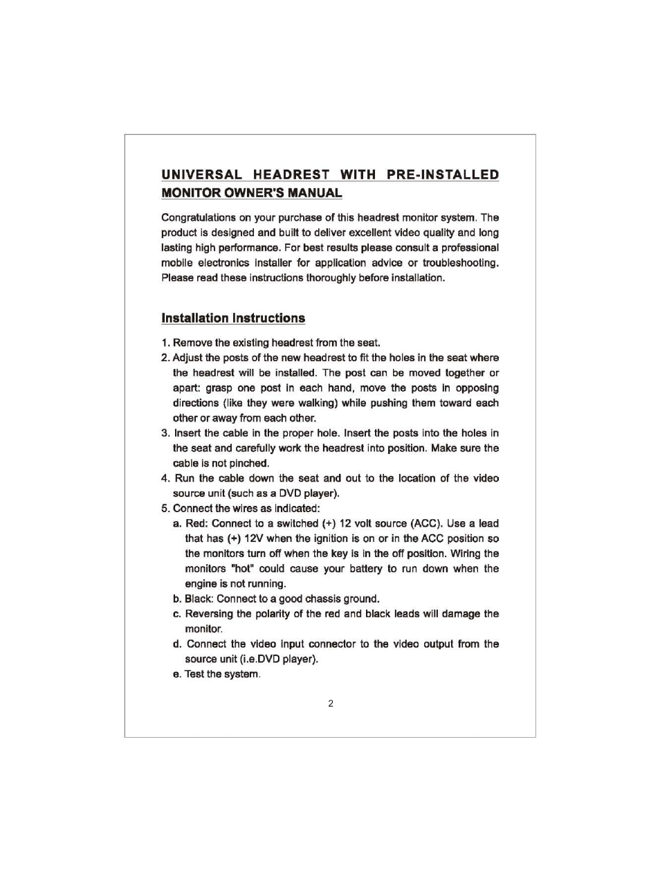 PYLE Audio PL71PHB User Manual | Page 3 / 8