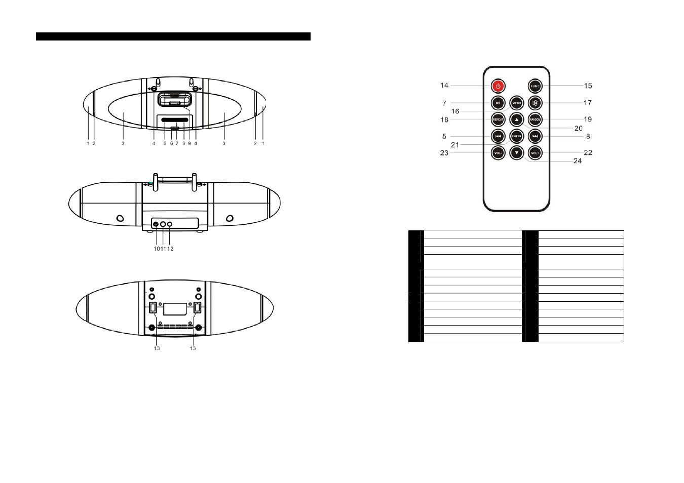 PYLE Audio UNIVERSAL DOCKING STATION PIWPD3 User Manual | Page 2 / 5