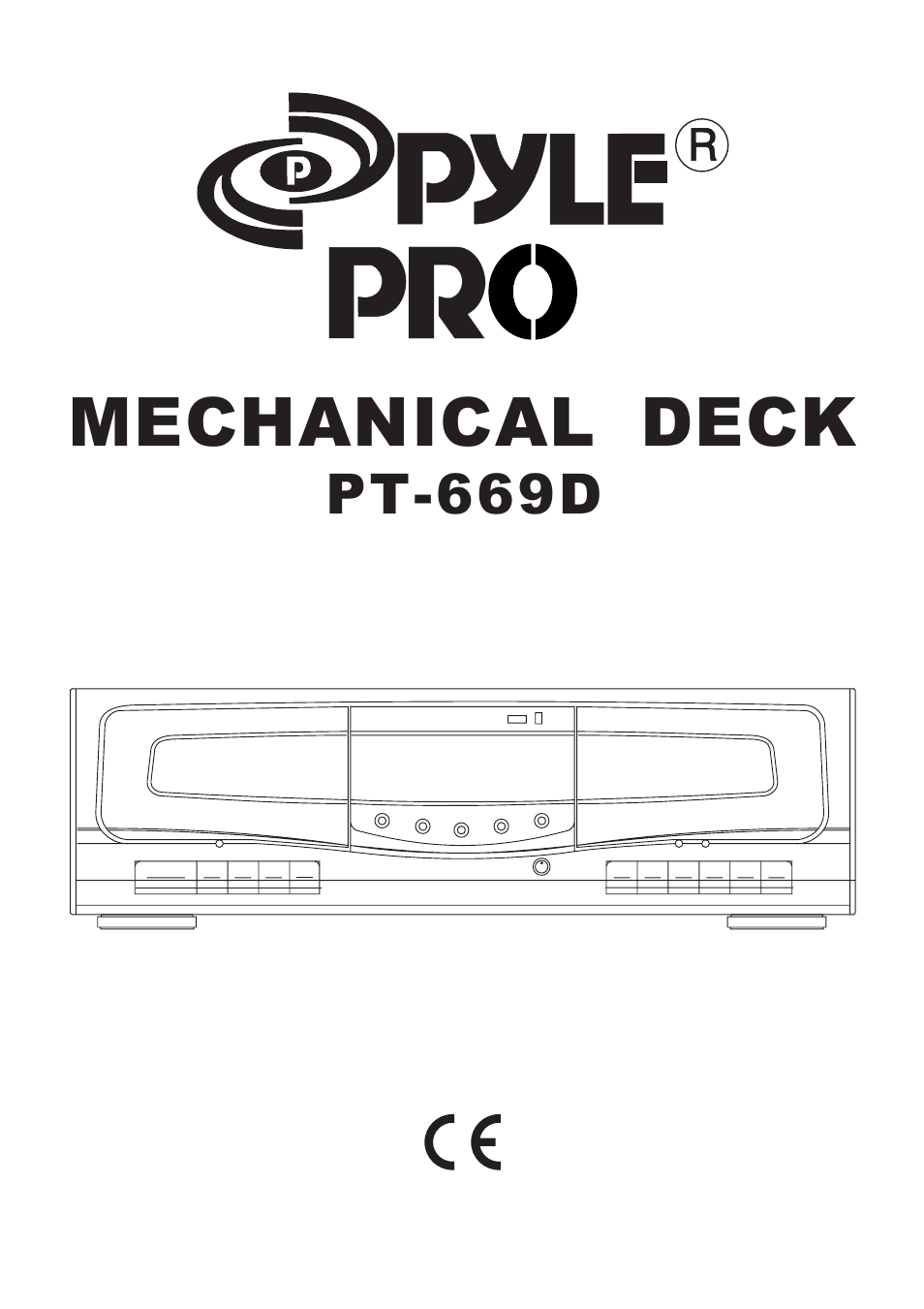 PYLE Audio Mechanical Deck PT-669D User Manual | 7 pages