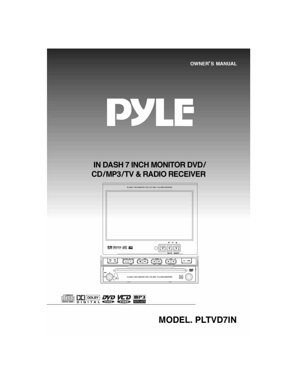 PYLE Audio PLTVD7IN User Manual | 41 pages