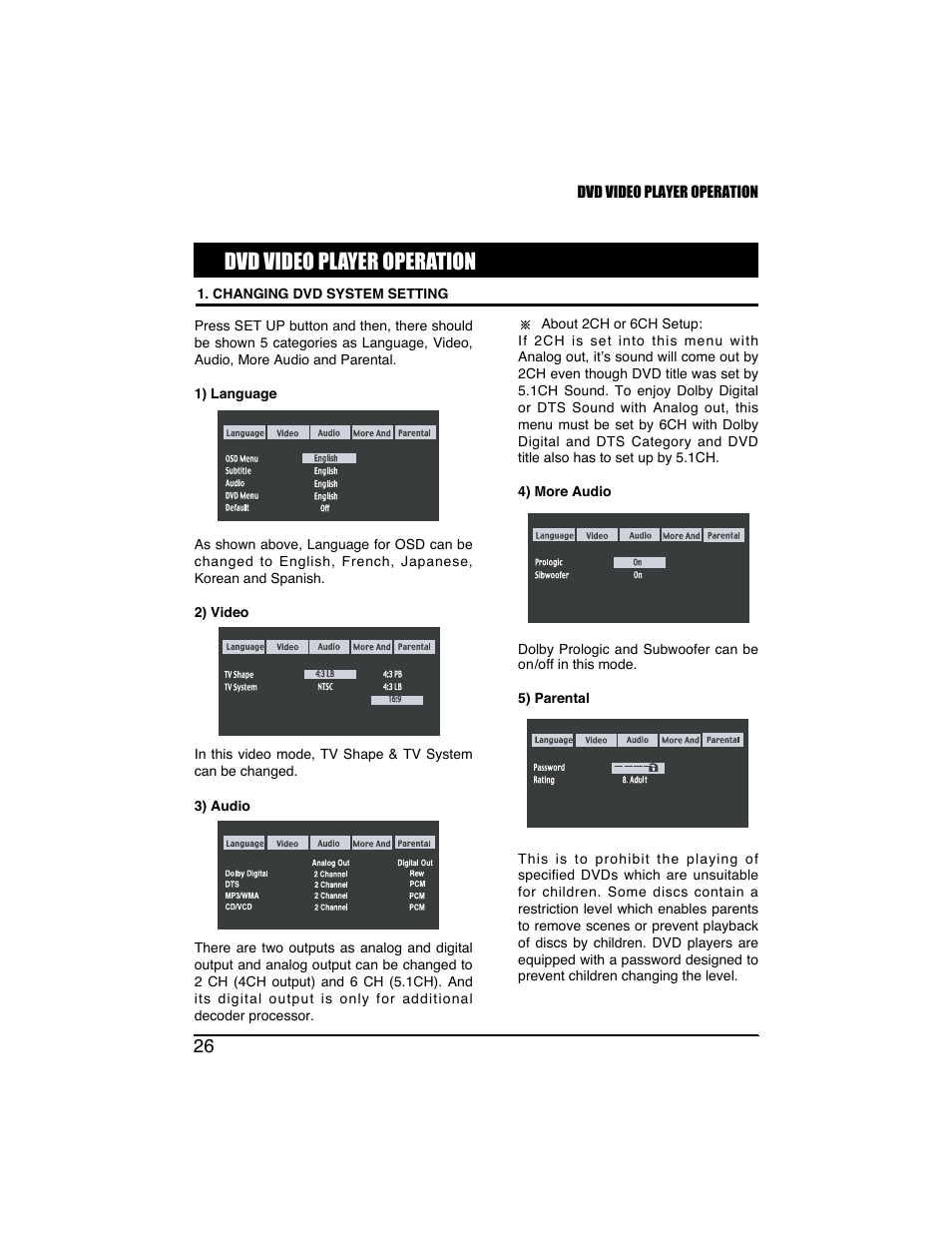 Dvd video player operation | PYLE Audio PLTVD7IN User Manual | Page 28 / 41