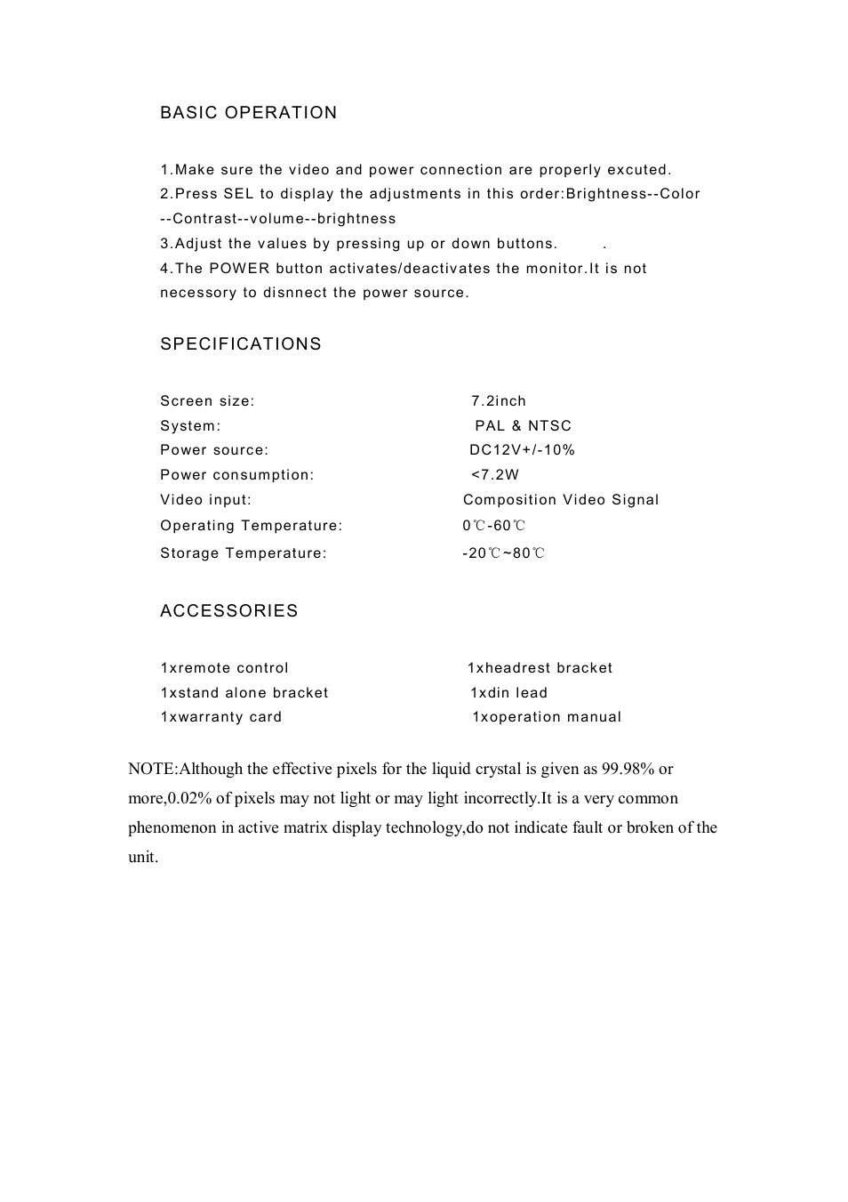 PYLE Audio PLVH72 User Manual | Page 3 / 3