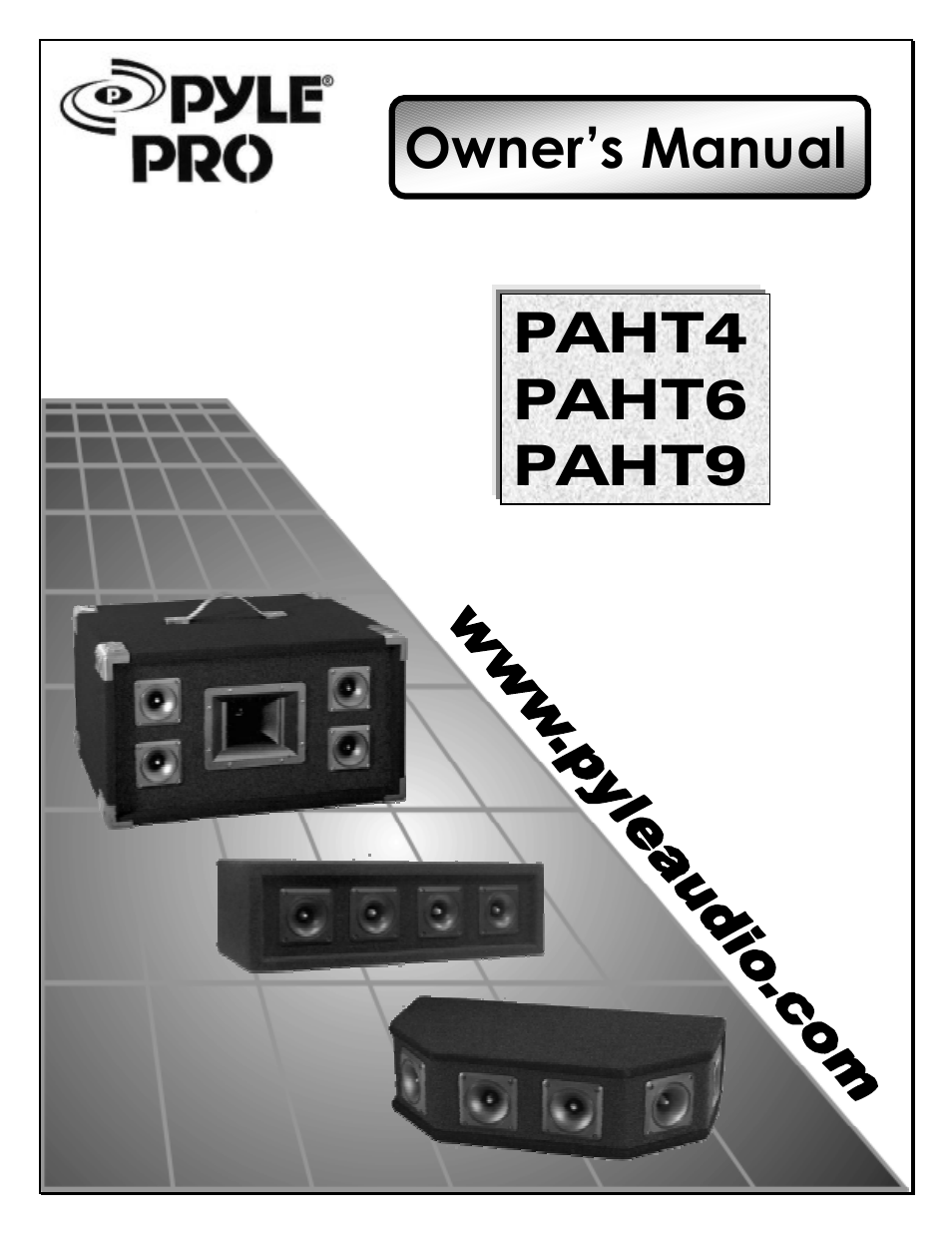 PYLE Audio PAHT4 User Manual | 6 pages