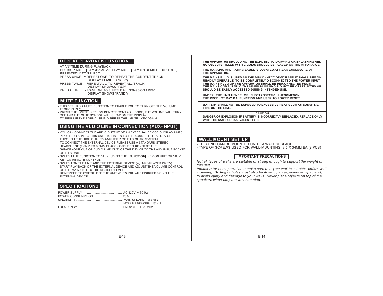 PYLE Audio PICD65I User Manual | Page 7 / 9